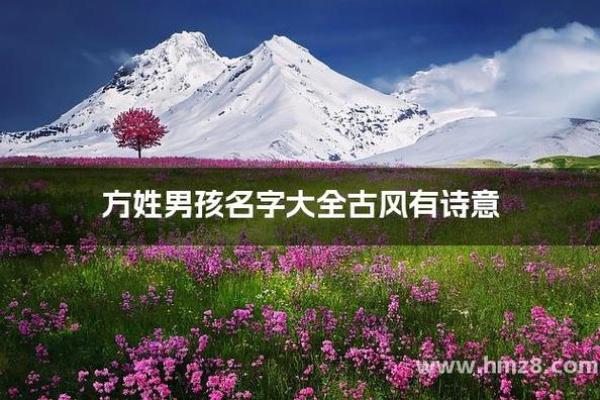 方姓男孩名字大全-方姓男孩起名字大全-方姓名字大全姓名