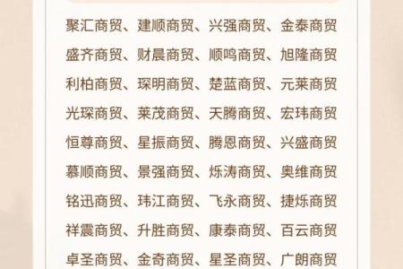 经贸公司起名大全-名字大全-姓名学-华易算命网姓名