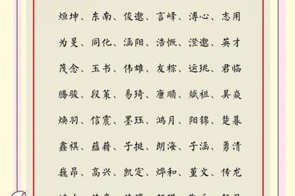 2019年5月15号丑时出生的男孩起名方法姓名