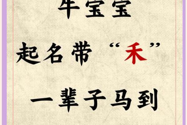 午时出生的属牛男孩适合用哪些字起名姓名